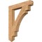 Ekena Millwork Merced Arts & Crafts Smooth Bracket, Western Red Cedar, 5 1/2"W x 38"D x 46"H BKT06X38X46MRC03SWR - alternate 1